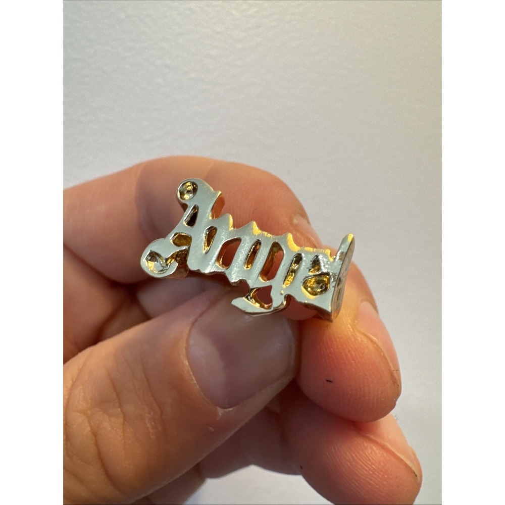 Gold Angel Ring Adjustable New